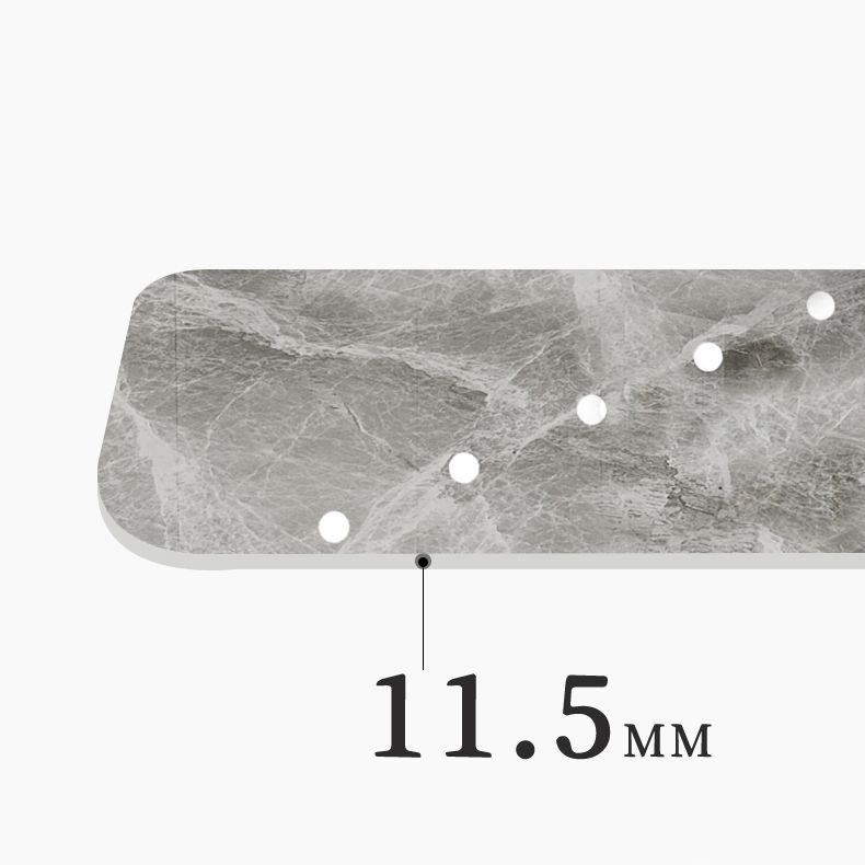 Industrial Style 4-foot Furniture Rectangle Stone Dinette Table for Home