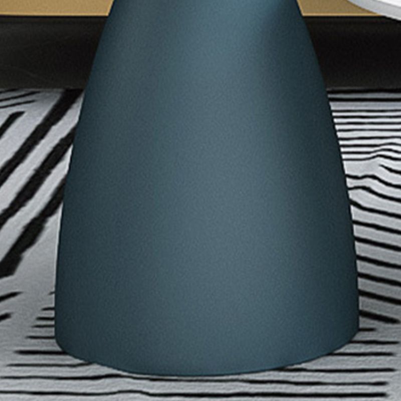 Modern Style Round Metal Table Metal Pedestal Base Coffee Table