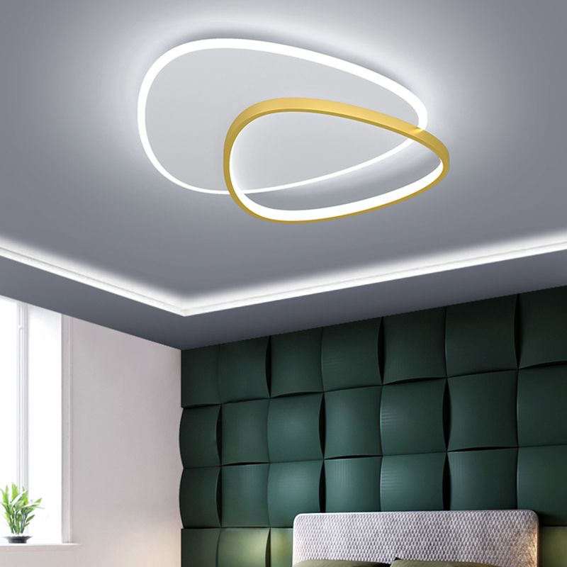 Plafoniera a 2 luci in stile moderno a LED Illuminazione da incasso per soggiorno