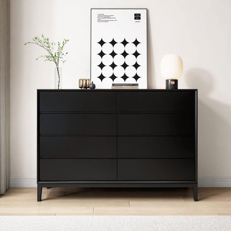 Modern Dresser Solid Wood Storage Chest Dresser with 8 Drawers