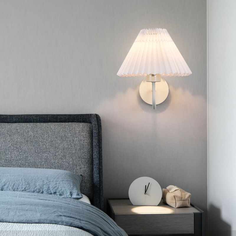Modern Cone Wall Lamps Metal 1 Light Wall Light Fixtures for Bedroom