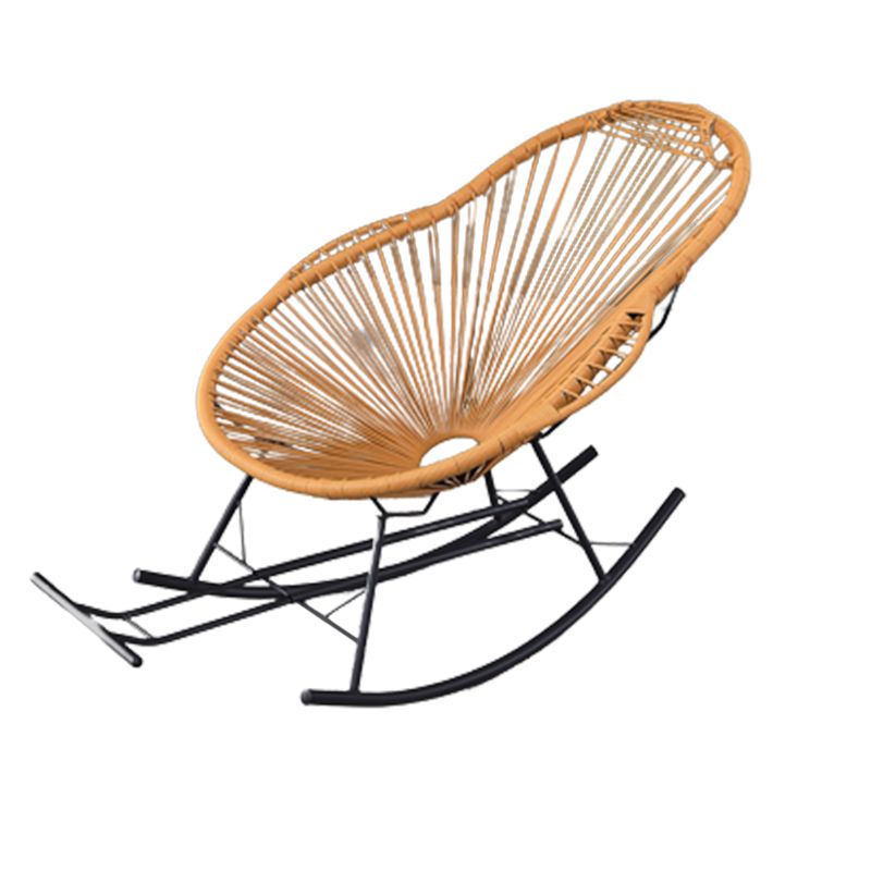 Contemporary Style Rattan Rocking Chair Indoor Rocking Chair