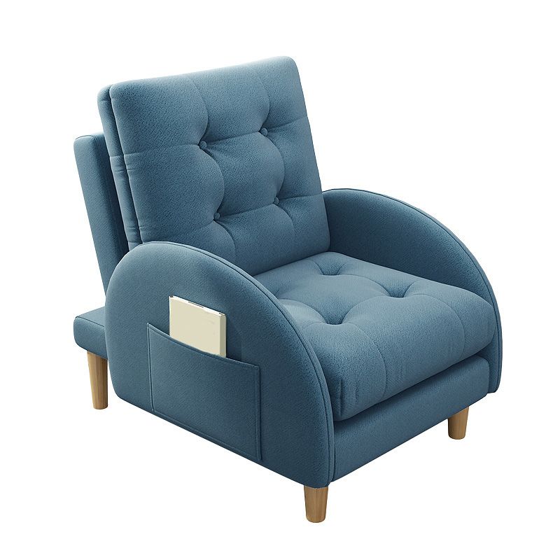26.37" L x 29.52" W x 37.40" H Accent Armchair with Adjustable Tufted Back