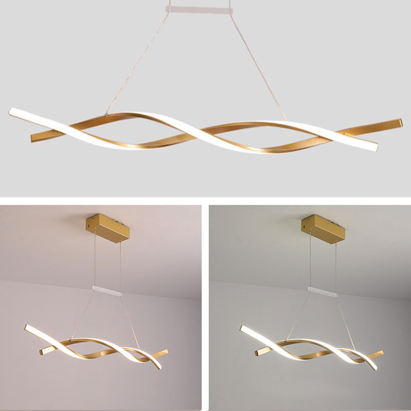 Contemporary Style Island Light LED Pendant Light Fixtures for Living Room Coffee Shop