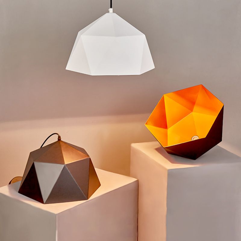 1 Light Bowl Hanging Pendant Modern Style Metal Hanging Lighting for Restaurant