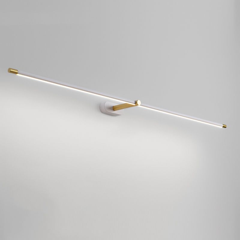 Moderne minimalistische LED -Wandleuchter Aluminium Lineare Wandlampe mit Acrylschatten
