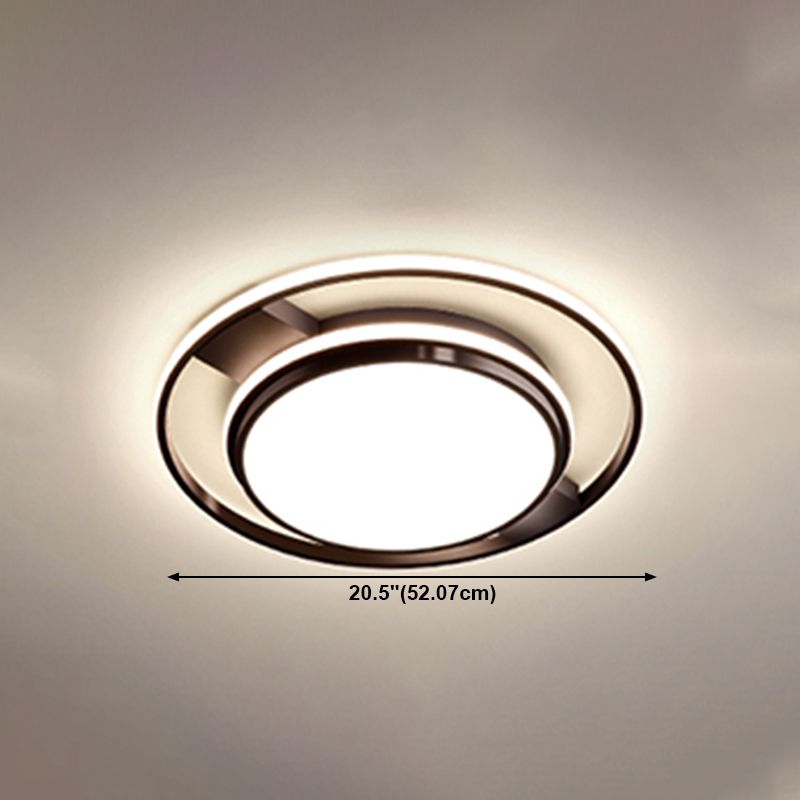 Plafoniere geometriche in metallo Lampada moderna da incasso per soggiorno