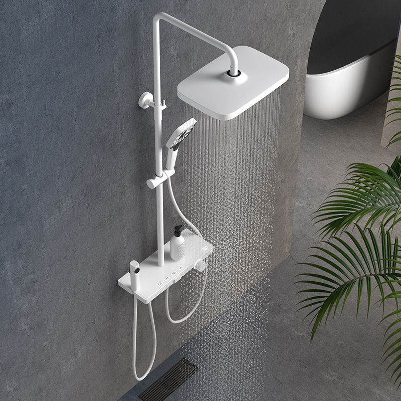 Modern Wall Mounted Adjustable Water Flow Shower Faucet Shower Hose Shower System