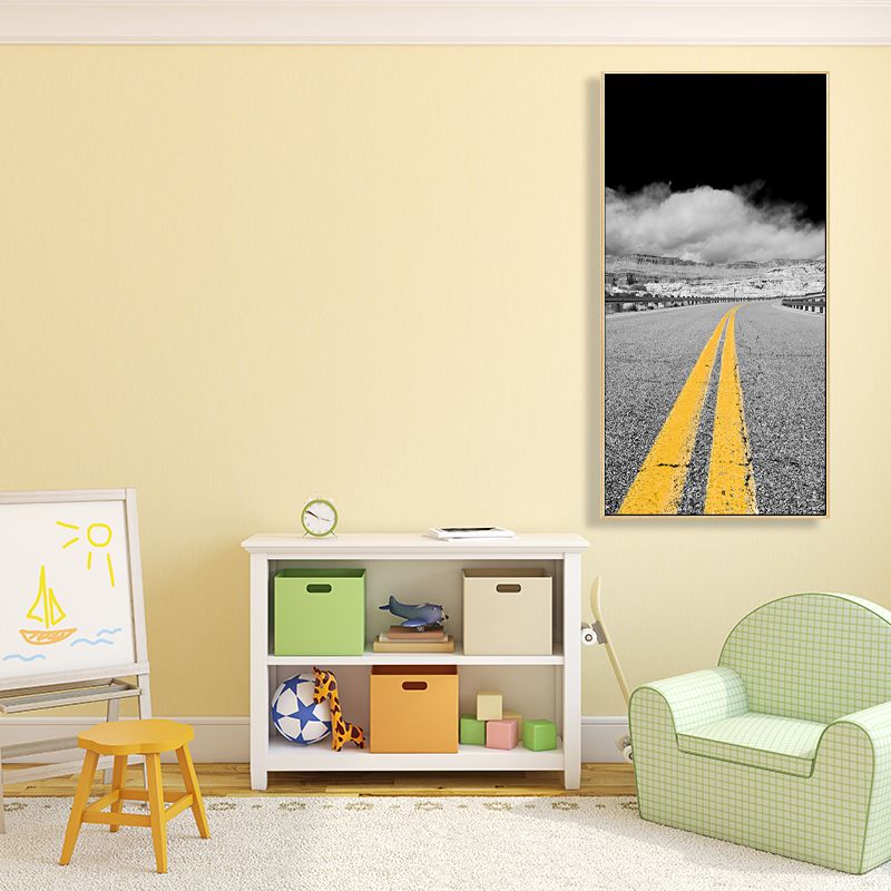 Country Natural Landscape Canvas Art Photography Light Color Wall Decor, Multiple Sizes