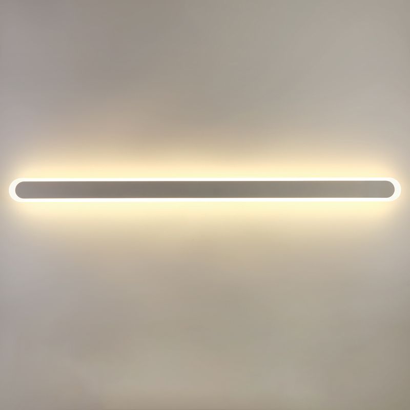 Apliques de pared lineal de metal estilo contemporáneo 1 apliques de luz de pared de luz para dormitorio de sala de estar