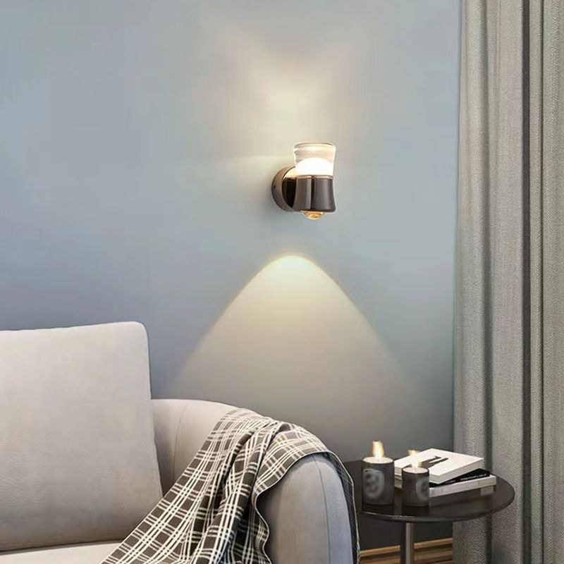 Modernism Wall Sconce Black Sconce Lighting with Metal for Bedroom