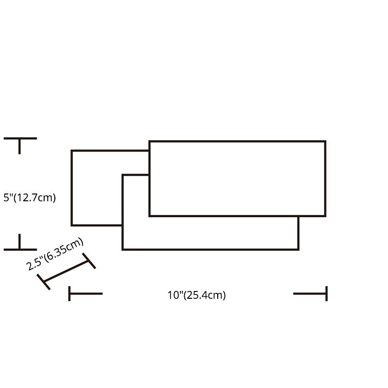 Traverse -Wandleuchten moderner minimalistischer Aluminiumlegierschiffsleuchten
