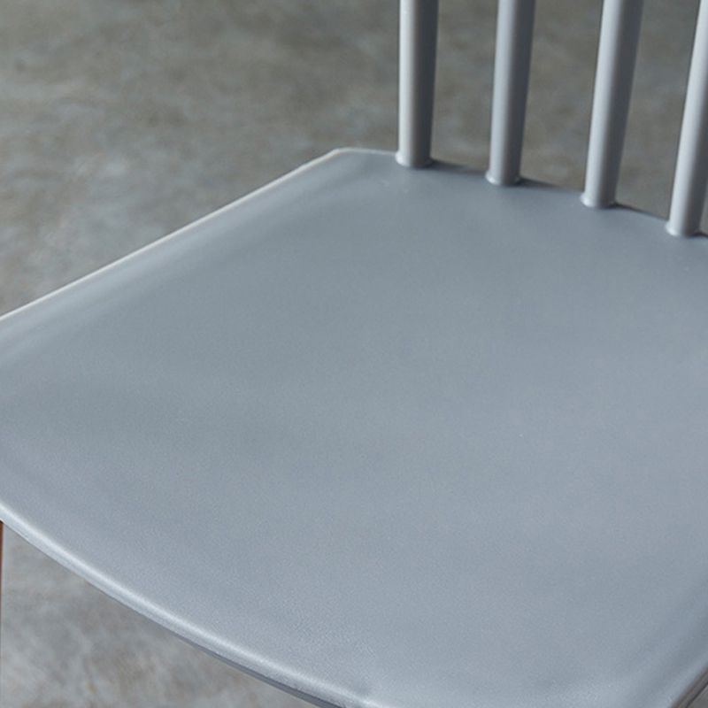 Contemporary Wood Indoor-Outdoor Room Side Chair Slat Back Chair