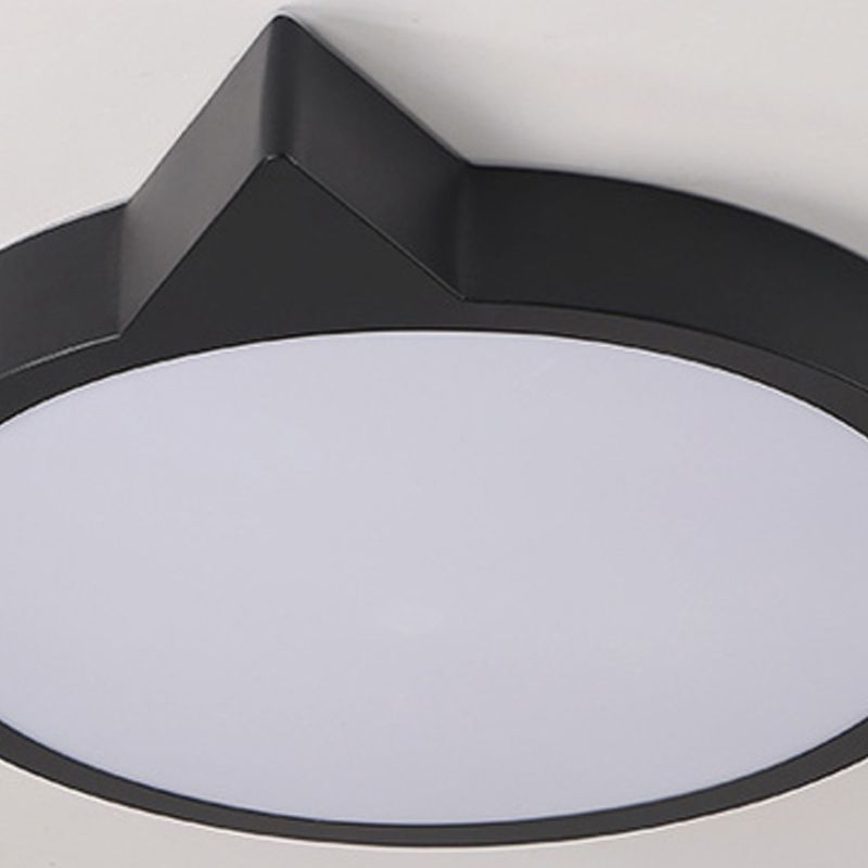 Nordic Simple Ceiling Light Metal LED Flush Mount Lighting for Bedroom
