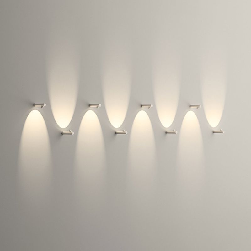 Metal Cylinder Sconce Lights Modern Style 1 Light Wall Lighting Fixtures