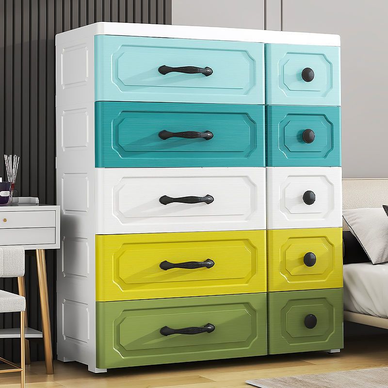 Contemporary Cabinet With Drawer Plastic Storage Cabinet for Home