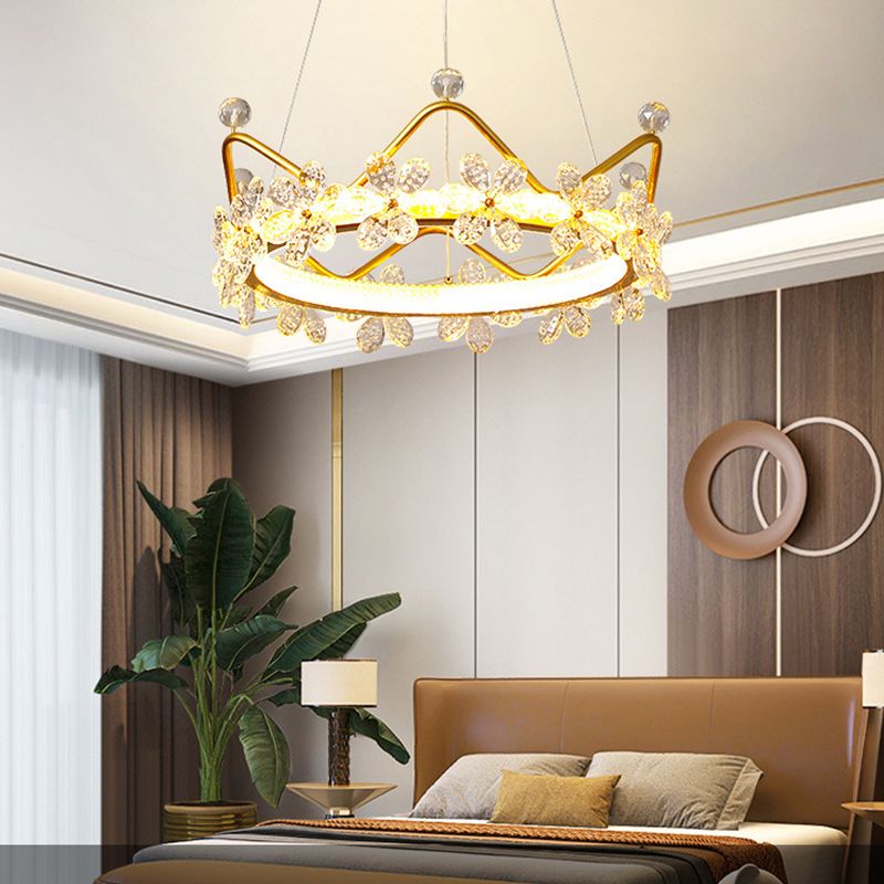 Ultra-moderne Kronleuchter-Leuchte-Kristall-Hang-Lampe mit hängenden Kabel für Schlafzimmer