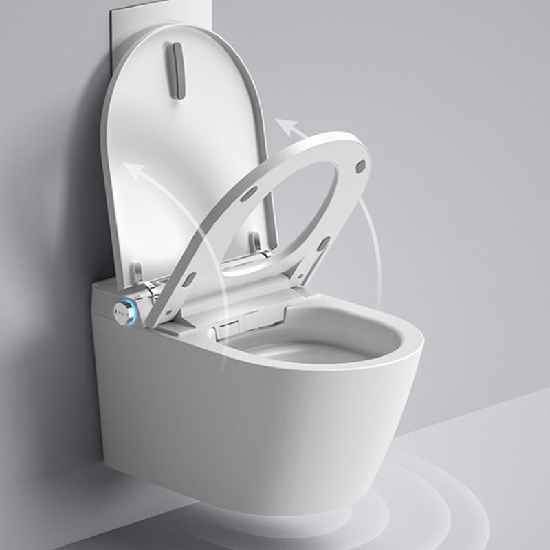 Contemporary Wall Hung Toilet Slow Close Seat Included Urine Toilet for Washroom