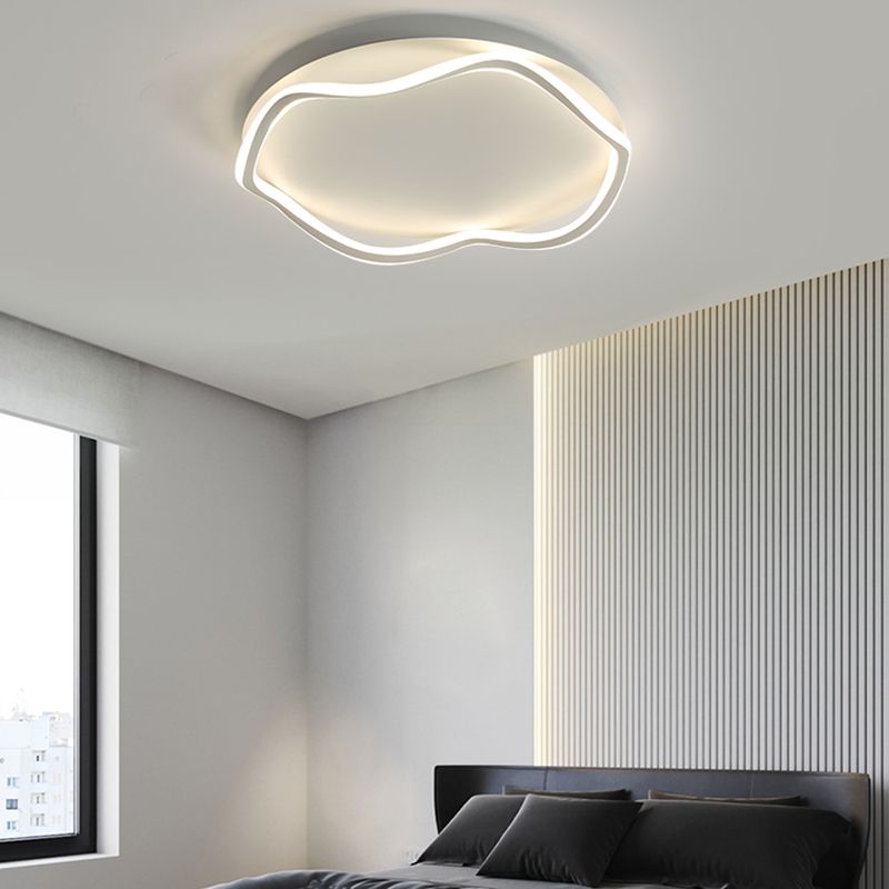Luminaires de plafond encastrés de simplicité en aluminium pour salon salle à manger