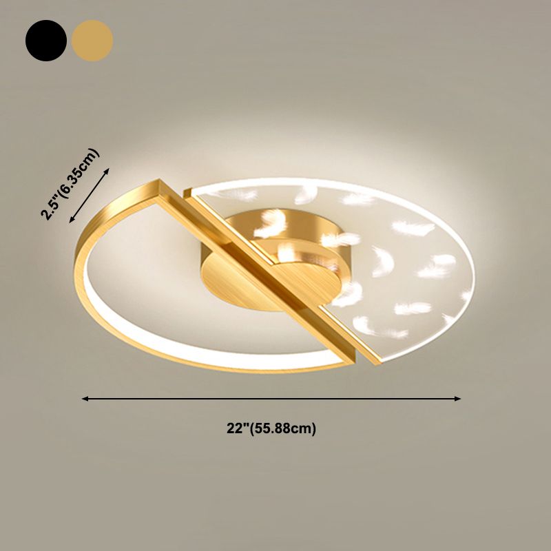 Iluminación empotrada LED, accesorios de iluminación de techo modernos con montaje empotrado para sala de estar y comedor
