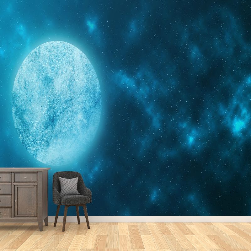 Outer Space Mural Stain Resistant Wall Art for Living Room, Made to Measure