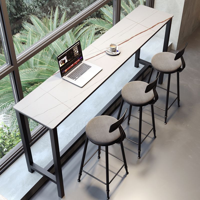 Upholstered Armless Dining Stools Industrial Round Dining Stools