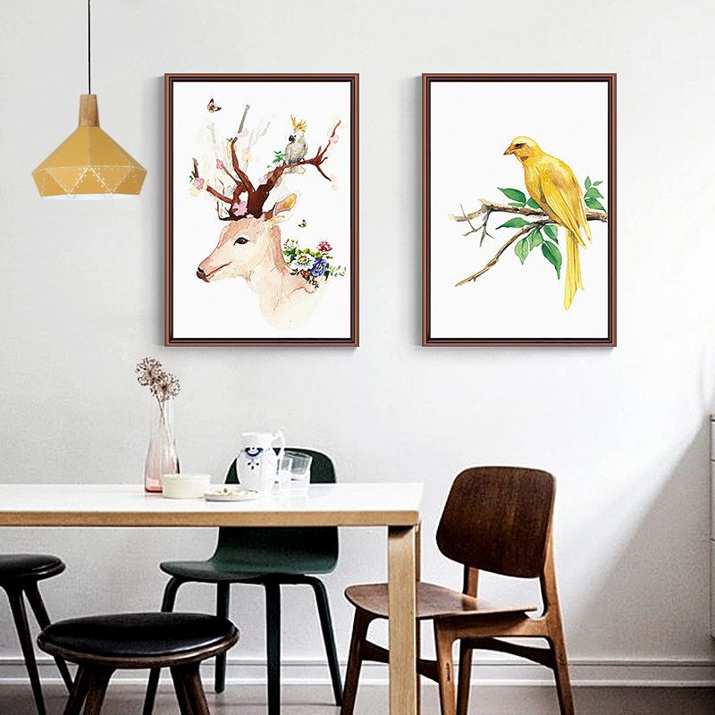 Restaurant le plafond en forme de diamant métal et bois macaron style bleu / vert / rose / jaune éclairage pendant