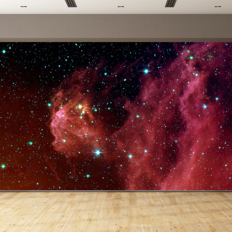 Nebula Mural Modern Photography Wallpaper Sitting Room Wall Mural