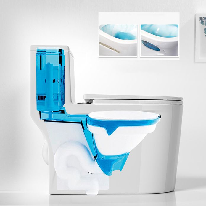 One-Piece Toilet Flush Toilet Floor Mounted UF Siphon Jet Toilet Bowl