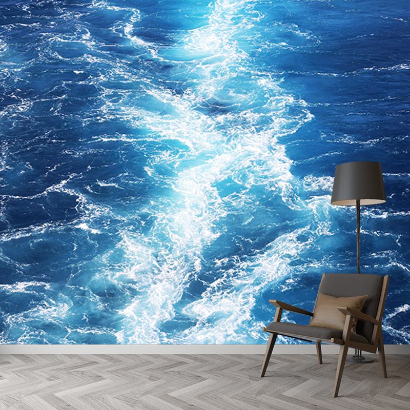 Environment Friendly Resistant Mural Wallpaper Beautiful Sea Sleeping Room Wall Mural