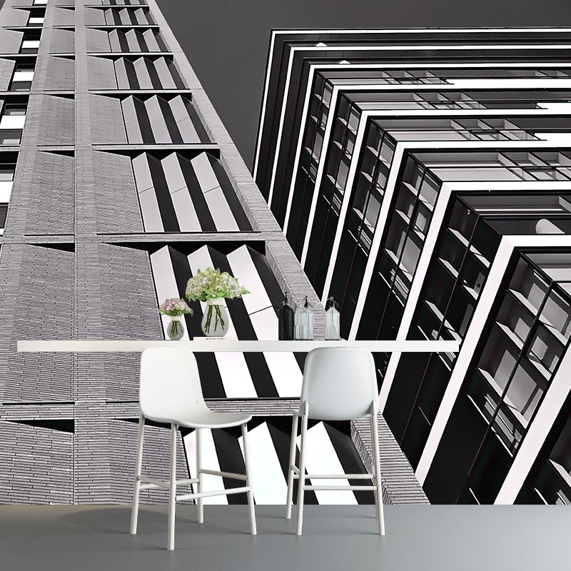 City Building Wall Mural Decals Home Decoration Sitting Room Wall Decor