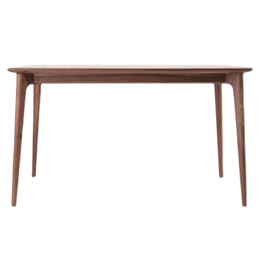 Table de bois massif en pin table à manger rectangle contemporain pour la cuisine maison