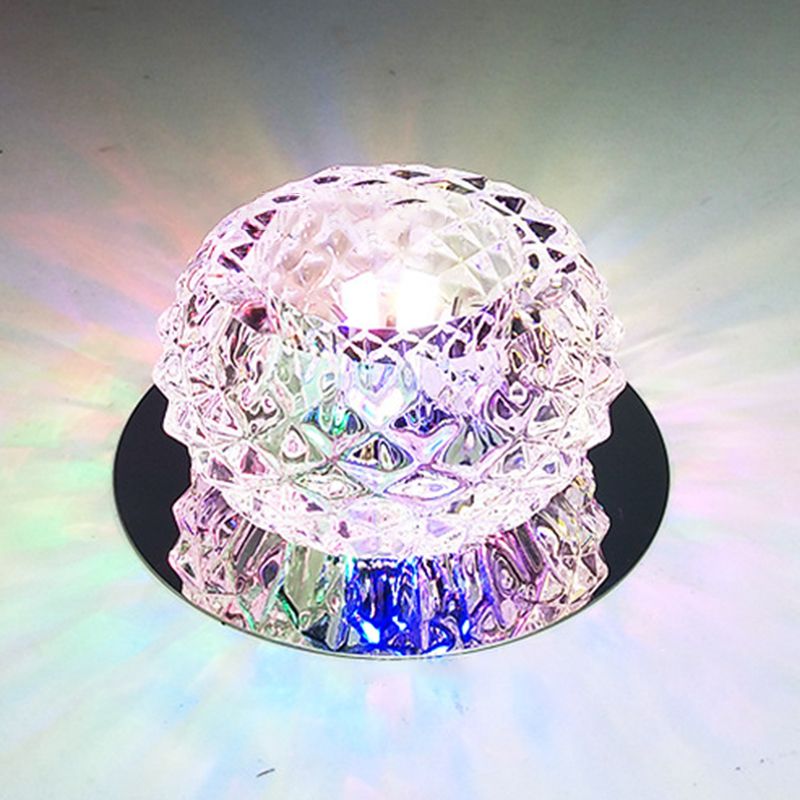 Modern Globe Ceiling Flush Mount Lights Crystal Ceiling Lights
