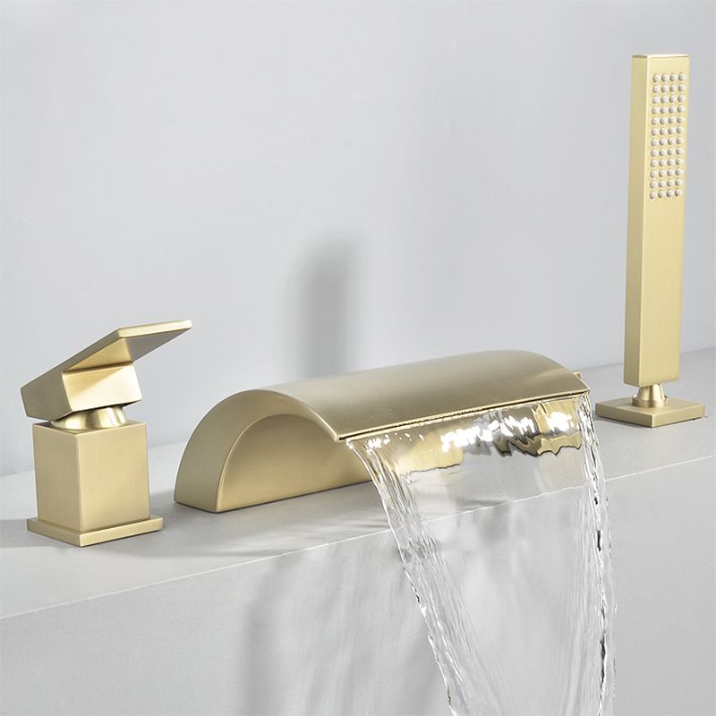 Contemporary Bath Faucet Trim Metal Deck Mounted Bathroom Faucet