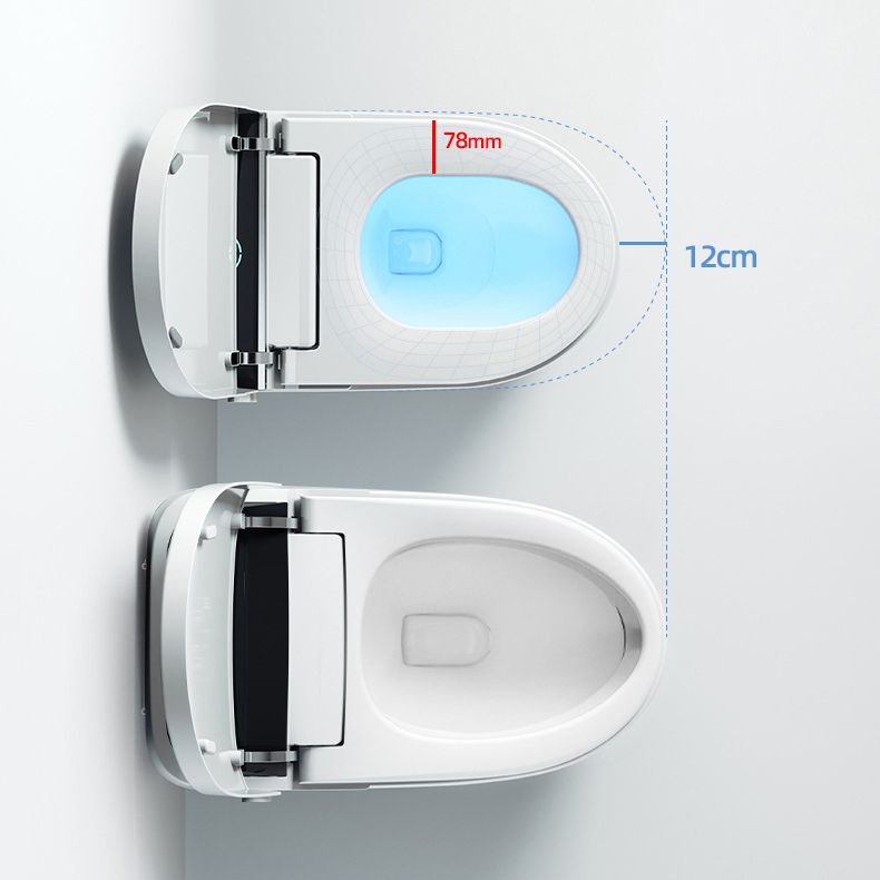 Modern Floor Mount Urine Toilet White Siphon Jet Toilet Bowl with Toilet Seat