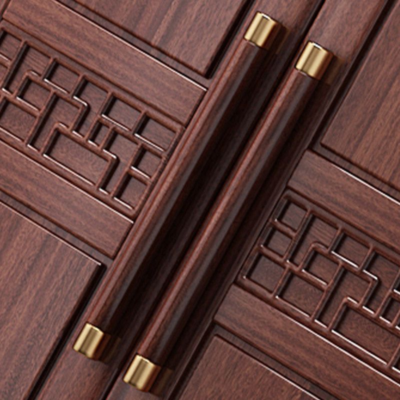 Contemporary Wardrobe Armoire Wood Wardrobe Closet with Doors and Drawers