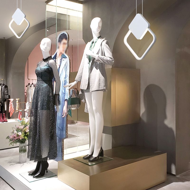 LED Hanging Light Fixture Living Room Bedroom Modern Simple Pendant Light