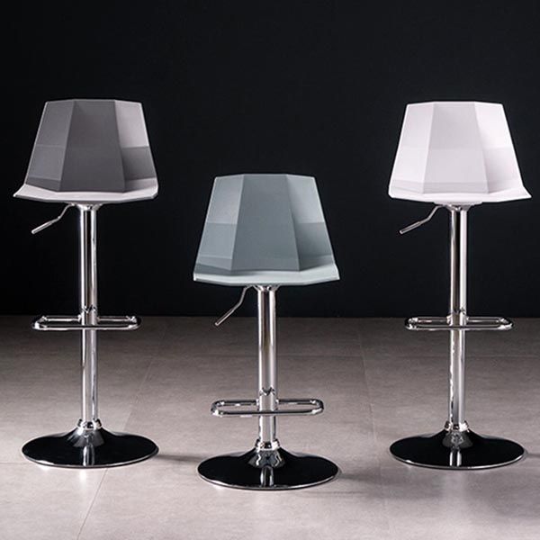 Industrial Adjustable Height Bar Stool Metal Bar Stool for Kitchen