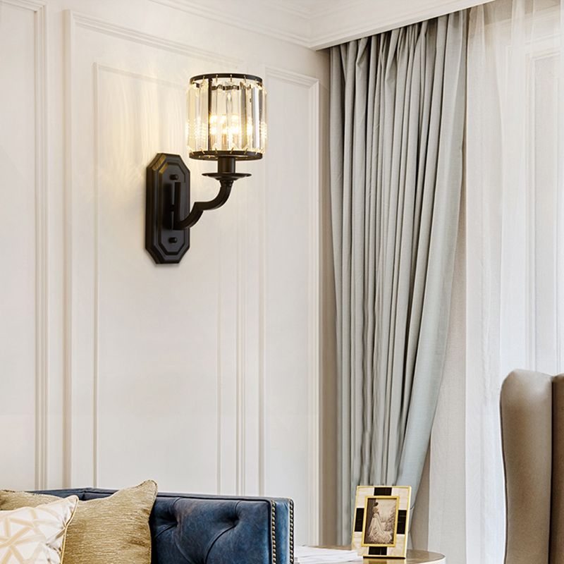 Zylindrische Wandleuchte modern