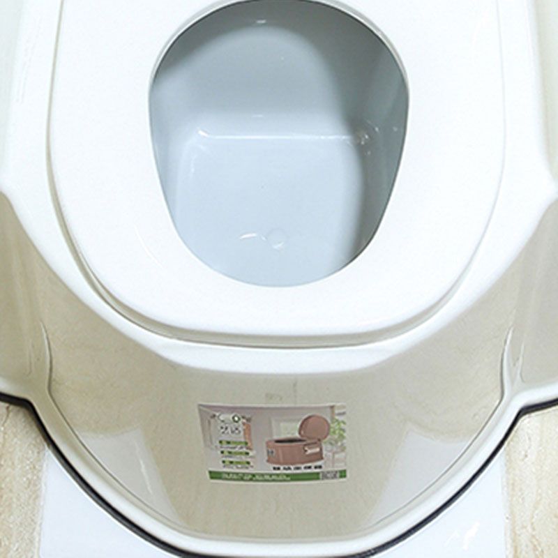 Contemporary Plastic Toilet Floor Mounted Toilet Bowl for Washroom