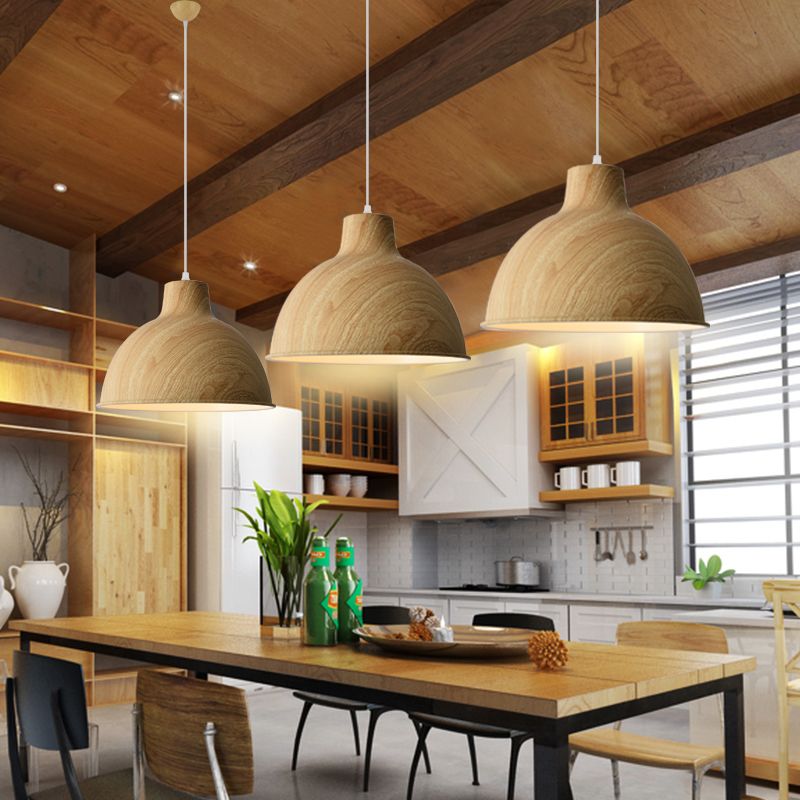 Bowl Shape Hanging Lighting Modern Style Metal 1 Light Sconce Lamp for Home Stay