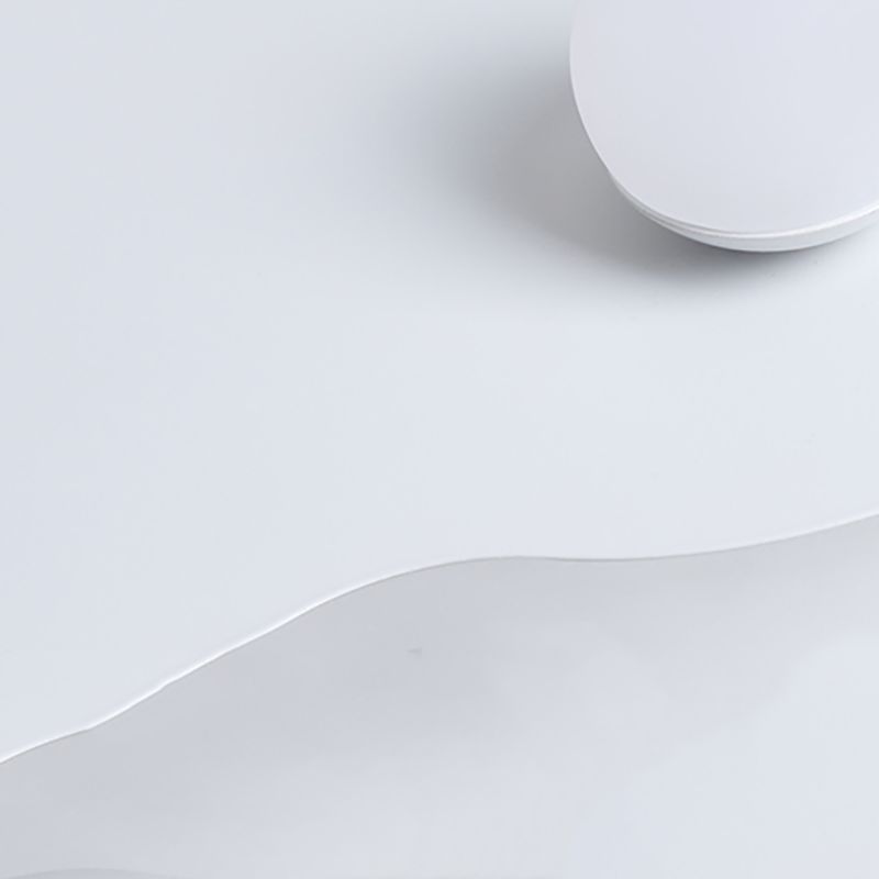 Lampada da soffitto bianca a forma di fiore Lampada da soffitto a LED con faretti