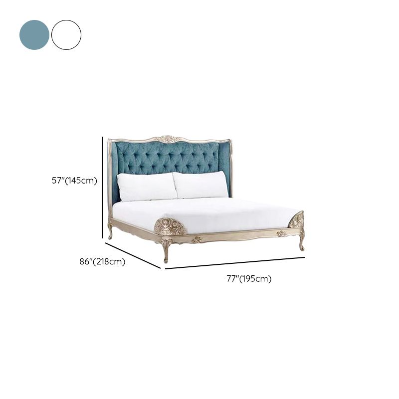 Modern Adjustable Height Bed Upholstered Headboard Standard Bed