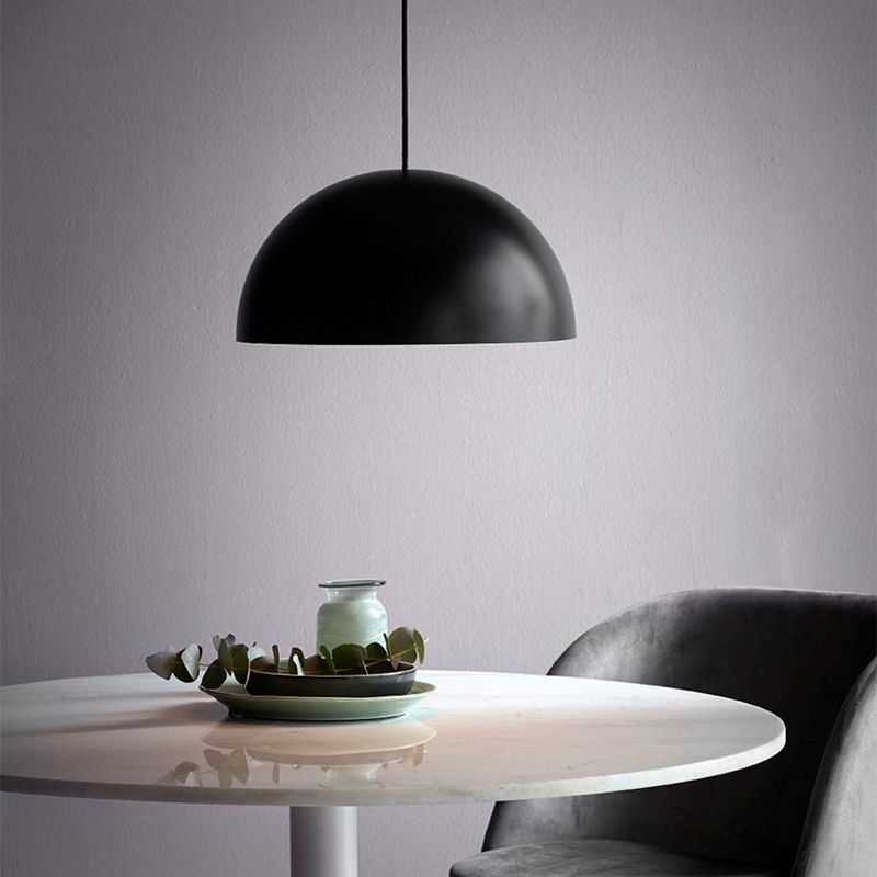 Bowl Shade Hanging LightingModern Style Metal Pendant Light Pendant For Milk Tea Shop