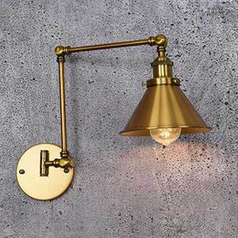 Gold Finish Verstellbares Armwand Licht einfach