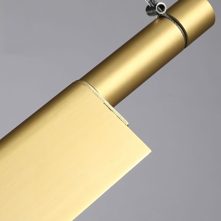 Illuminazione a sospensione lineare luci isola sospesa il lampadario moderno a pendente moderno