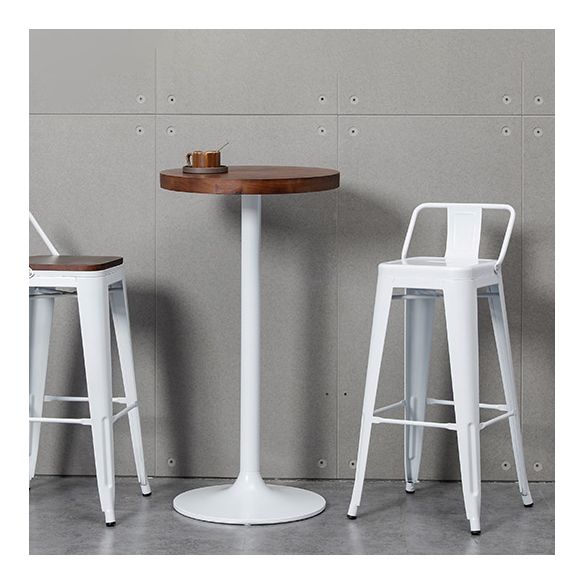 Tabouret de Bar en métal de Style industriel, tabouret de comptoir à siège carré pour Bar de cuisine
