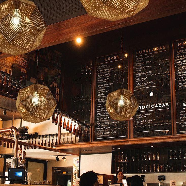 Modern Style Geometrical Hanging Light Kit Metal Restaurant Ceiling Pendant Light