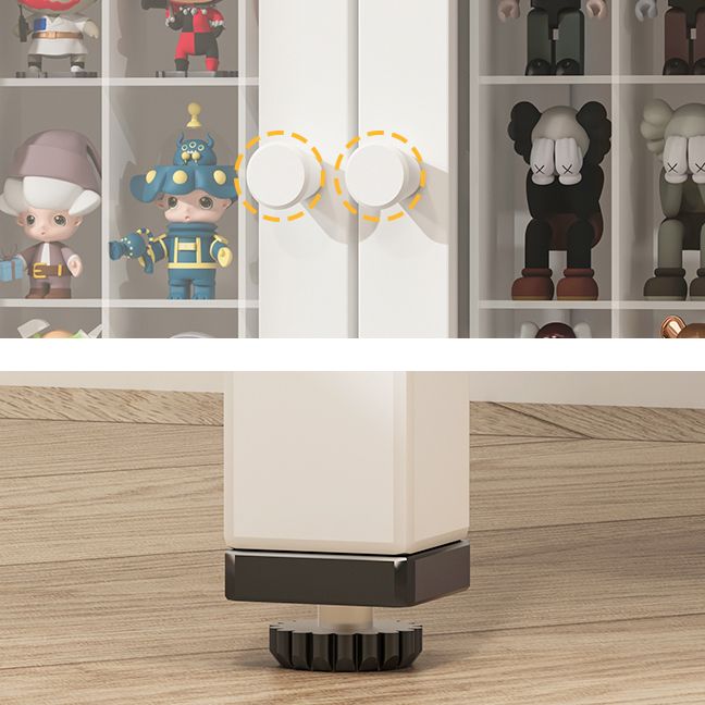 13.78 "W Bücherregal Skandinavisches Regal -Bücherregal für Zuhause und Büro mit Tür