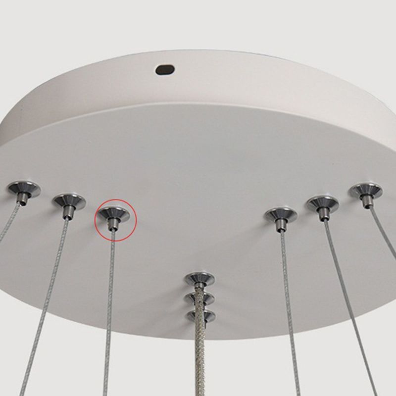 Moderne minimalisme stijl hanger kroonluchter licht metaal 3 licht plafond hanglampje voor woonkamer